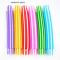 4 Pack Mini Pop Tube Sensory Fidget Toy Colorful Heavy-Duty  for