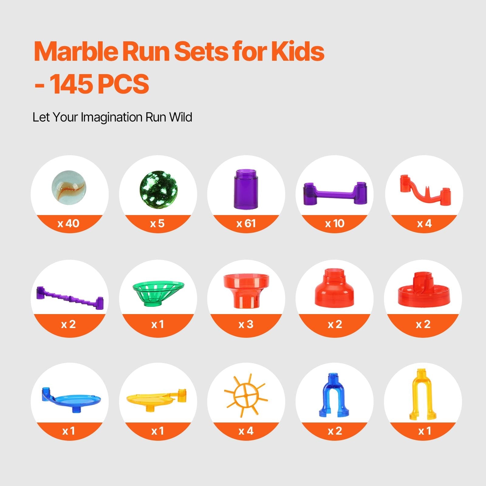 3-in-1 Sensory Marble Run – Calming Educational Toy for Kids | Focus, Fine Motor Skills &amp; Cognitive Development
